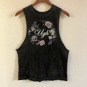 Women’s rose Muscle-T